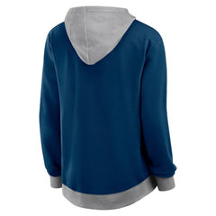 Seattle Kraken Logo Athletic Women's Hit It French Terry Full-Zip Hoodie - Navy - NHL