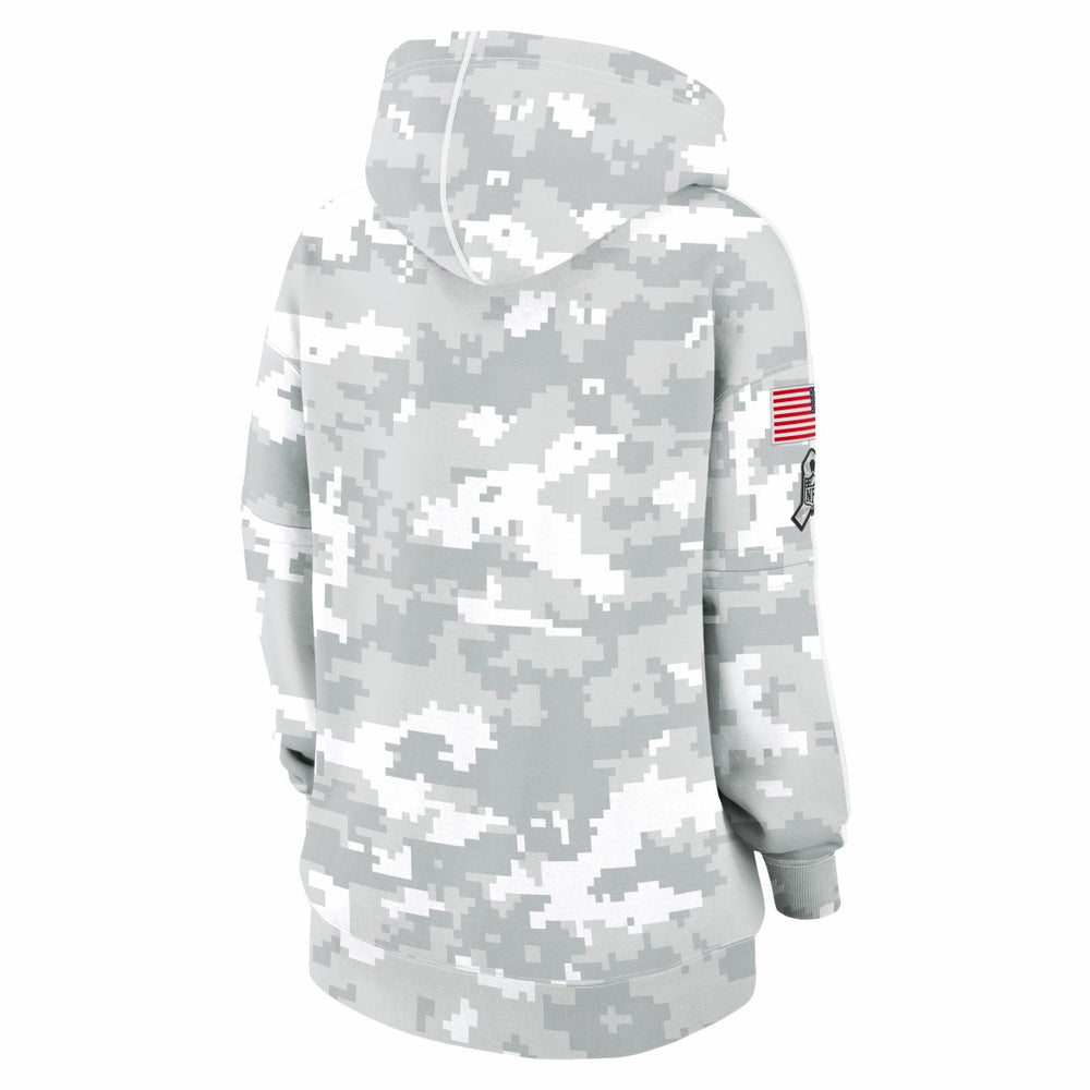 Tennessee Titans Women's 2024 Salute To Service Club Fleece Oversized Pullover Hoodie Arctic Camo | Nike for Sale