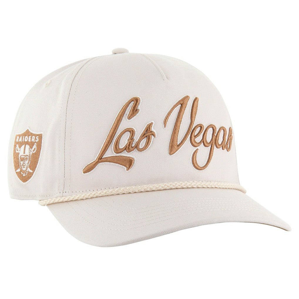 Las Vegas Raiders '47 Overhand Hitch Adjustable Hat Cream | 47 brand