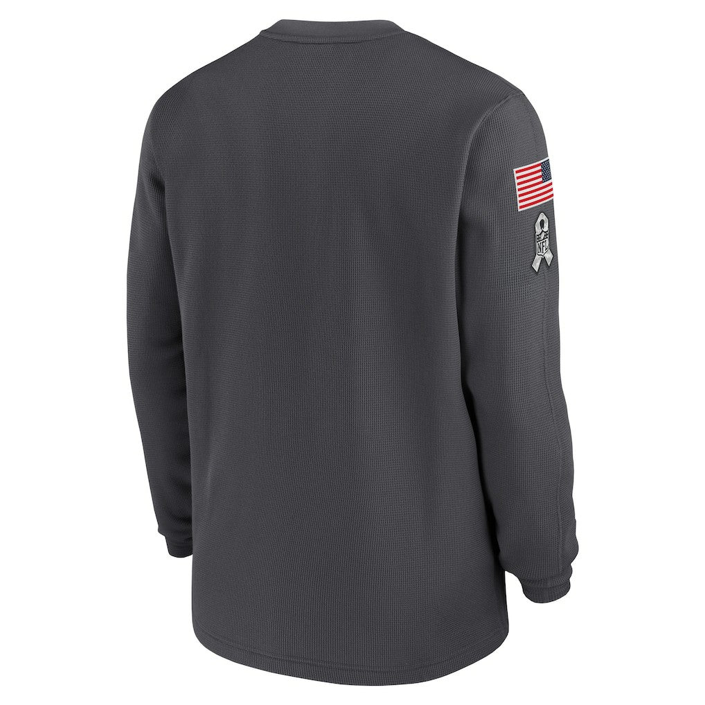 Dallas Cowboys 2024 Salute To Service Long Sleeve T-Shirt Anthracite | Nike for Sale