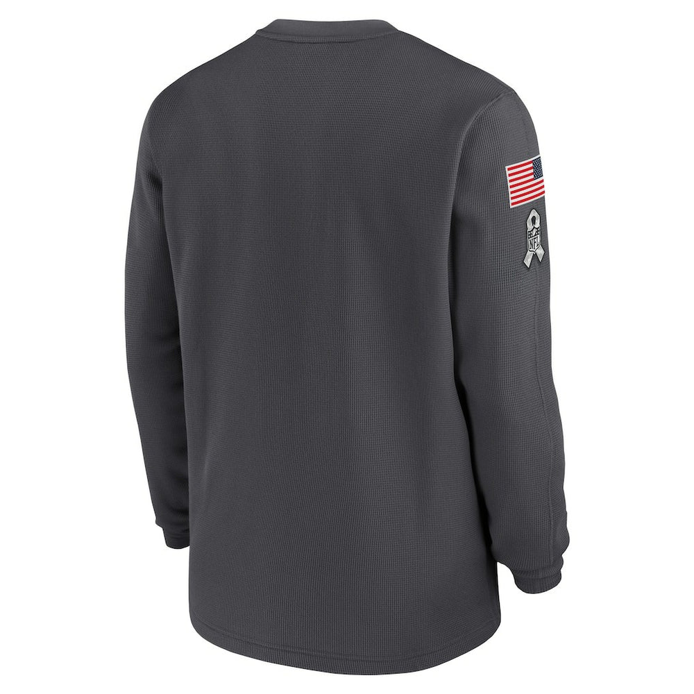 Dallas Cowboys 2024 Salute To Service Long Sleeve T-Shirt Anthracite | Nike for Sale