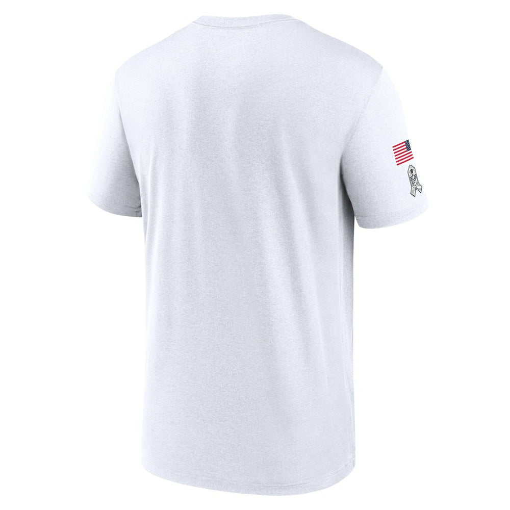 Dallas Cowboys 2024 Salute To Service Legend Performance T-Shirt White | Nike for Sale