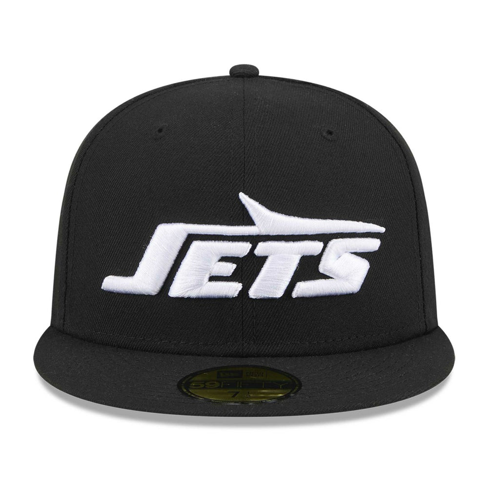 New York Jets New Era Omaha 59FIFTY Fitted Hat Black | NFL