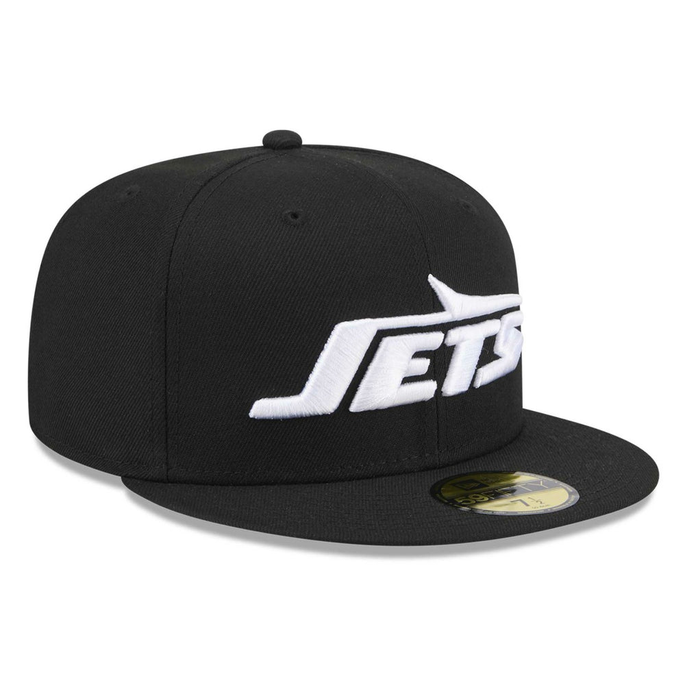 New York Jets New Era Omaha 59FIFTY Fitted Hat Black | NFL