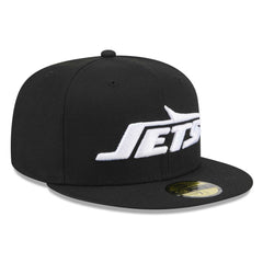 New York Jets New Era Omaha 59FIFTY Fitted Hat Black | NFL