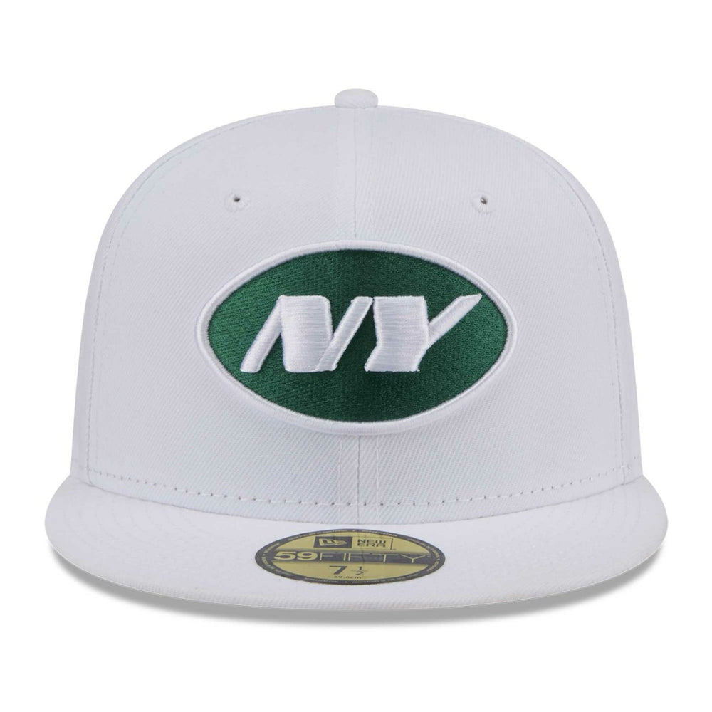 New York Jets New Era Omaha 59FIFTY Fitted Hat White | NFL