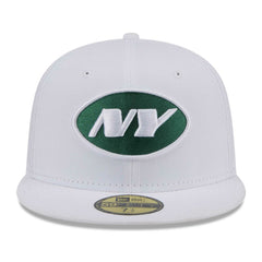 New York Jets New Era Omaha 59FIFTY Fitted Hat White | NFL