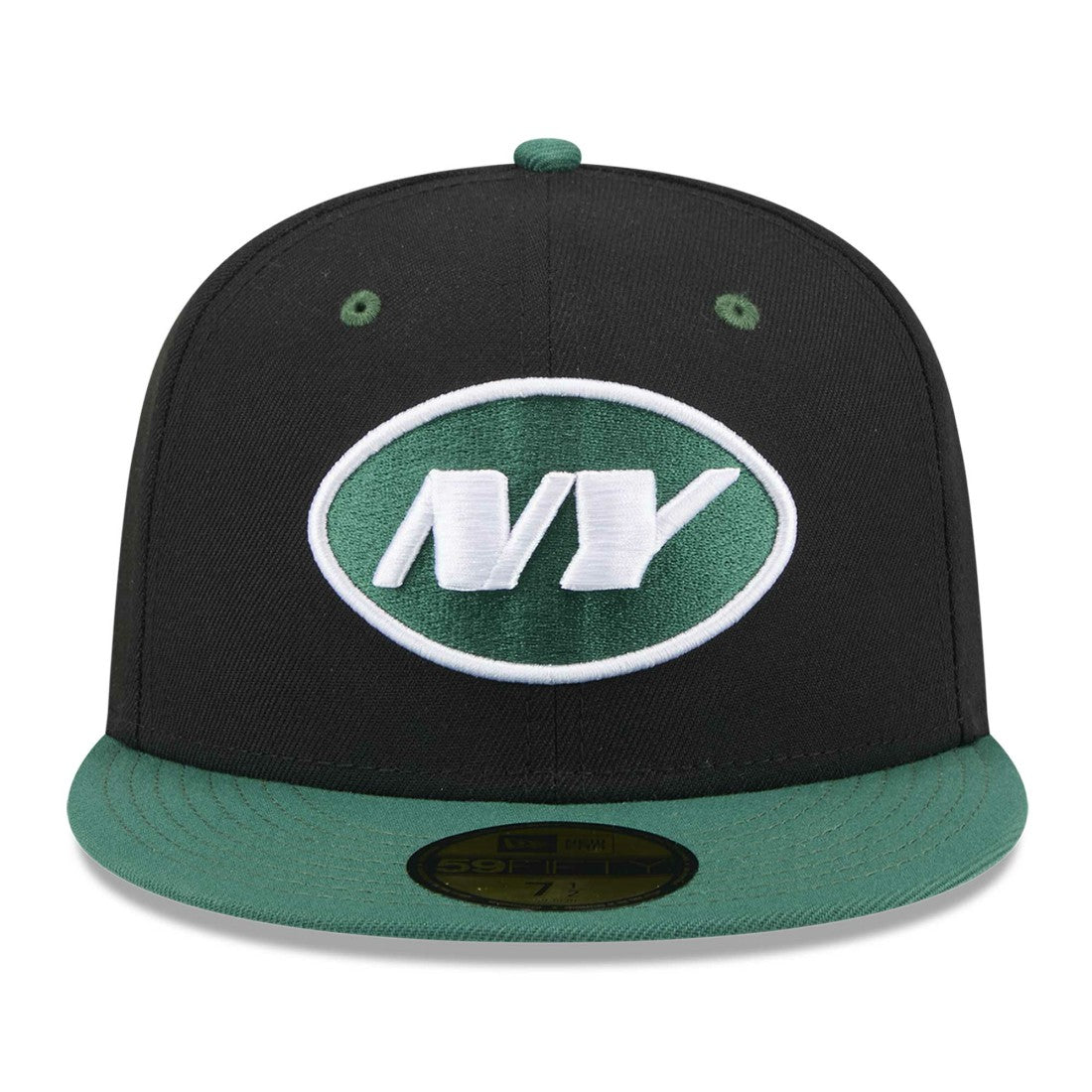 New York Jets New Era Flipside 2Tone 59FIFTY Fitted Hat Black/Green | NFL