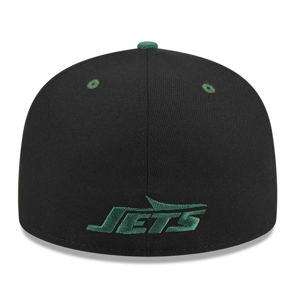 New York Jets New Era Flipside 2Tone 59FIFTY Fitted Hat Black/Green | NFL