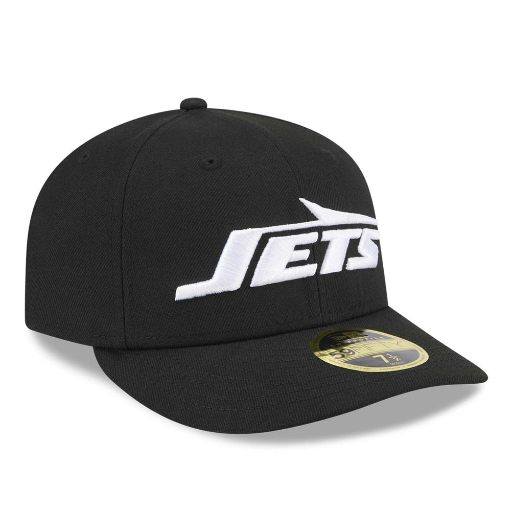 New York Jets New Era Omaha Low Profile 59FIFTY Fitted Hat Black | NFL