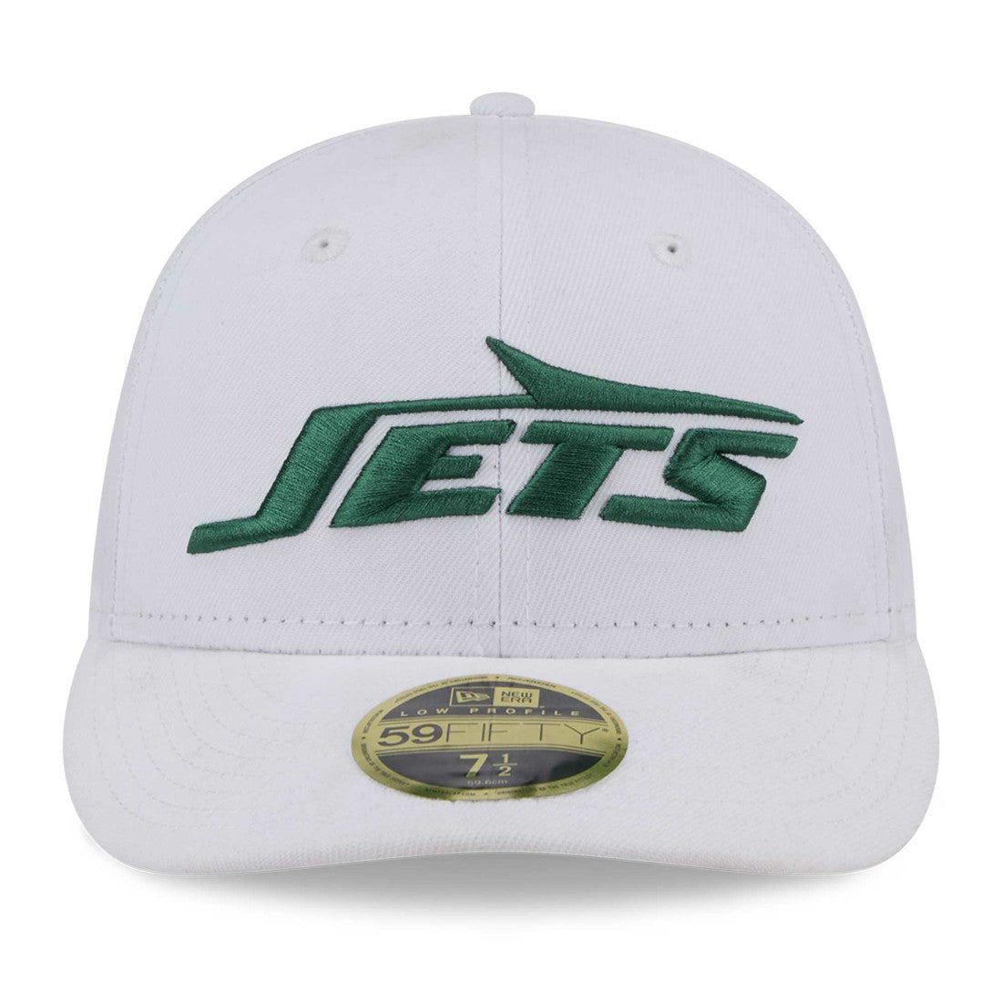 New York Jets New Era Wordmark Omaha Low Profile 59FIFTY Fitted Hat White | NFL