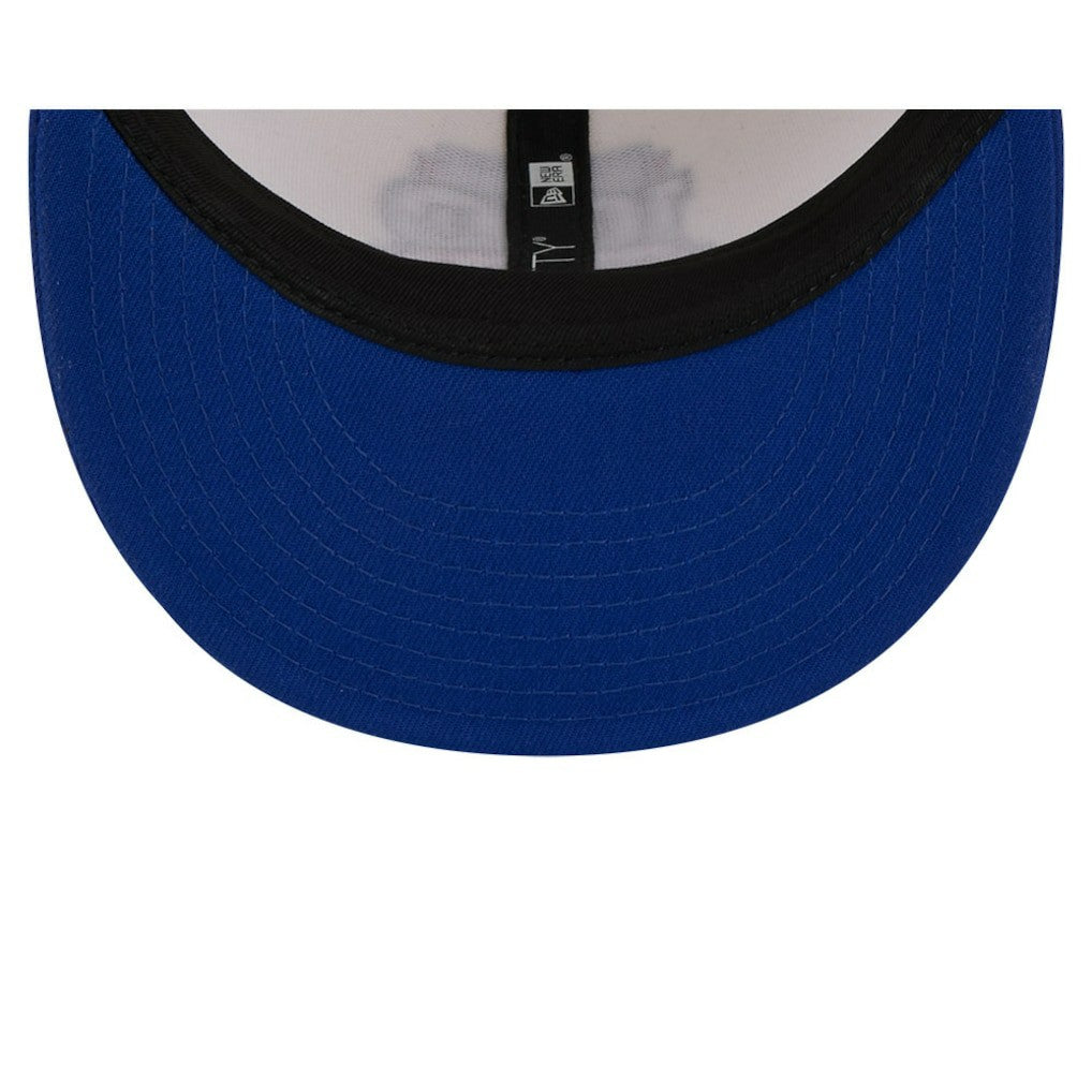 New York Giants New Era 100th Season Two-Tone 9FIFTY Snapback Hat Cream/Royal | NFL