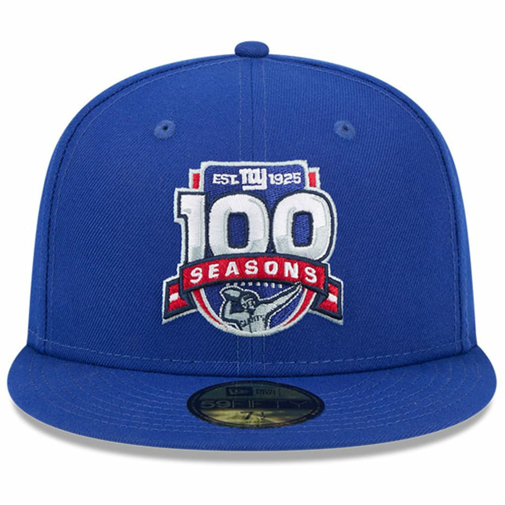 New York Giants New Era 100th Season 59FIFTY Fitted Hat Royal | NFL