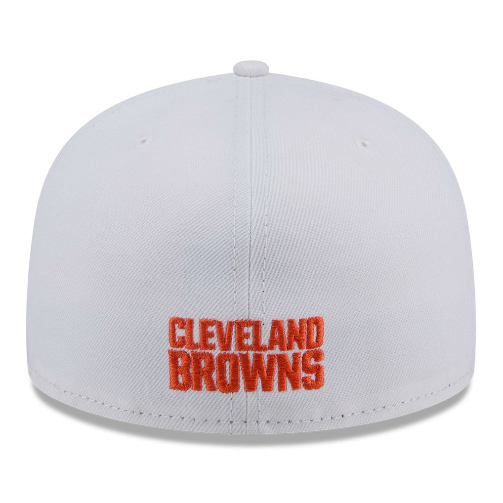 Cleveland Browns New Era Omaha 59FIFTY Fitted Hat White | NFL