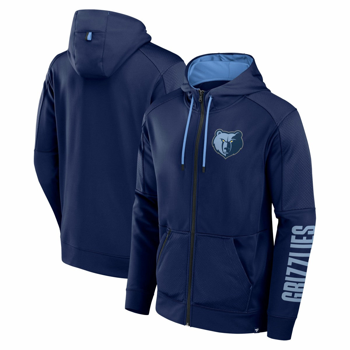 Memphis Grizzlies Baller Defender Performance Full-Zip Hoodie Navy - NBA