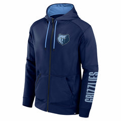 Memphis Grizzlies Baller Defender Performance Full-Zip Hoodie Navy - NBA
