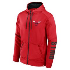 Chicago Bulls Baller Defender Performance Full-Zip Hoodie Red - NBA