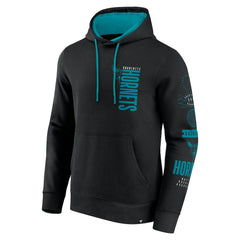 Charlotte Hornets Game Time Crossover Pullover Hoodie Black - NBA