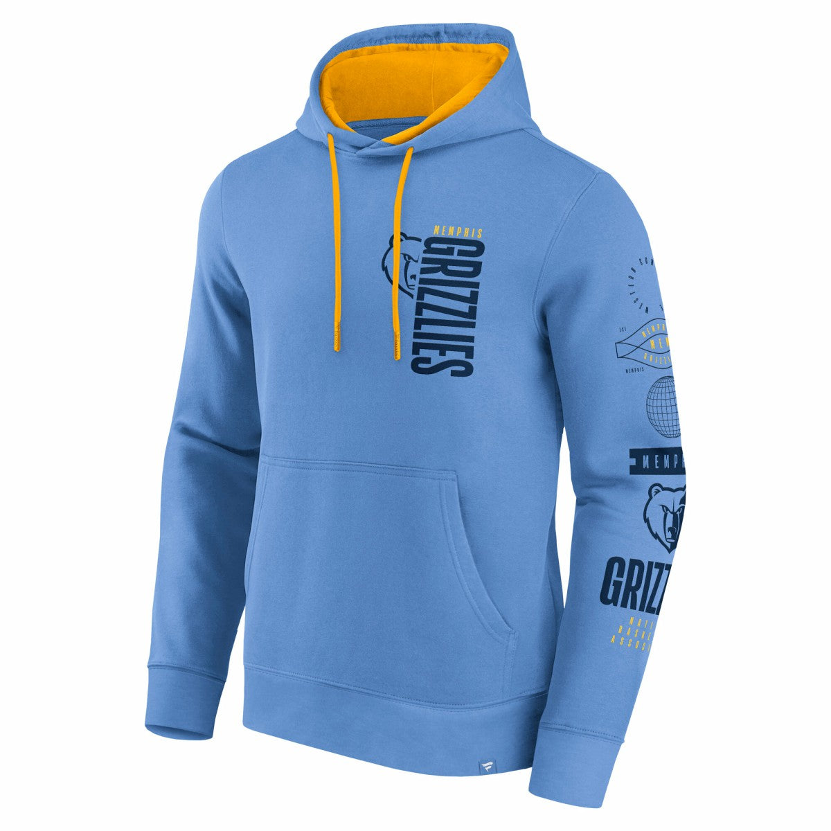 Memphis Grizzlies Game Time Crossover Pullover Hoodie Blue - NBA
