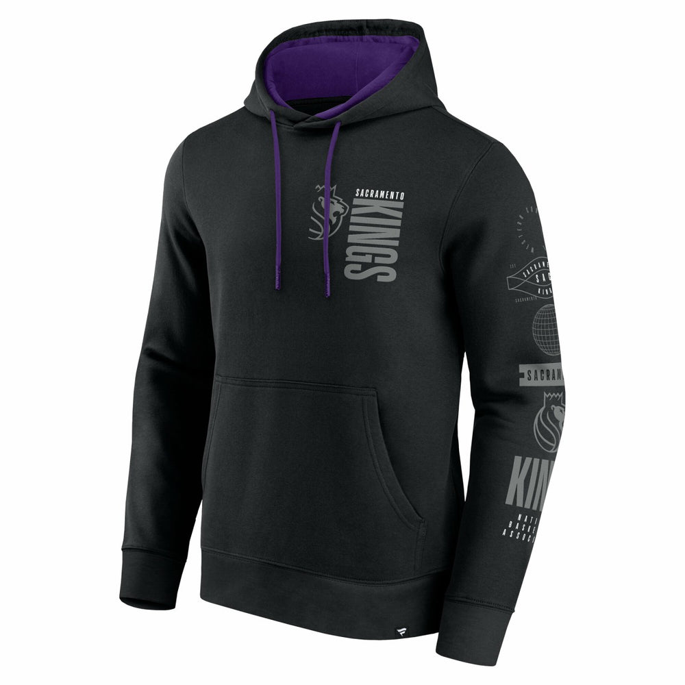 Sacramento Kings Game Time Crossover Pullover Hoodie Black - NBA