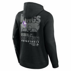 Sacramento Kings Game Time Crossover Pullover Hoodie Black - NBA
