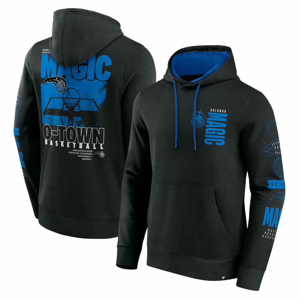 Orlando Magic Game Time Crossover Pullover Hoodie Black - NBA