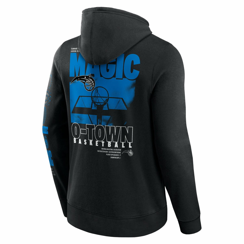 Orlando Magic Game Time Crossover Pullover Hoodie Black - NBA