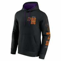 Phoenix Suns Game Time Crossover Pullover Hoodie Black - NBA