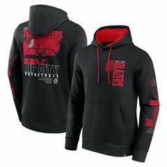 Portland Trail Blazers Game Time Crossover Pullover Hoodie Black - NBA
