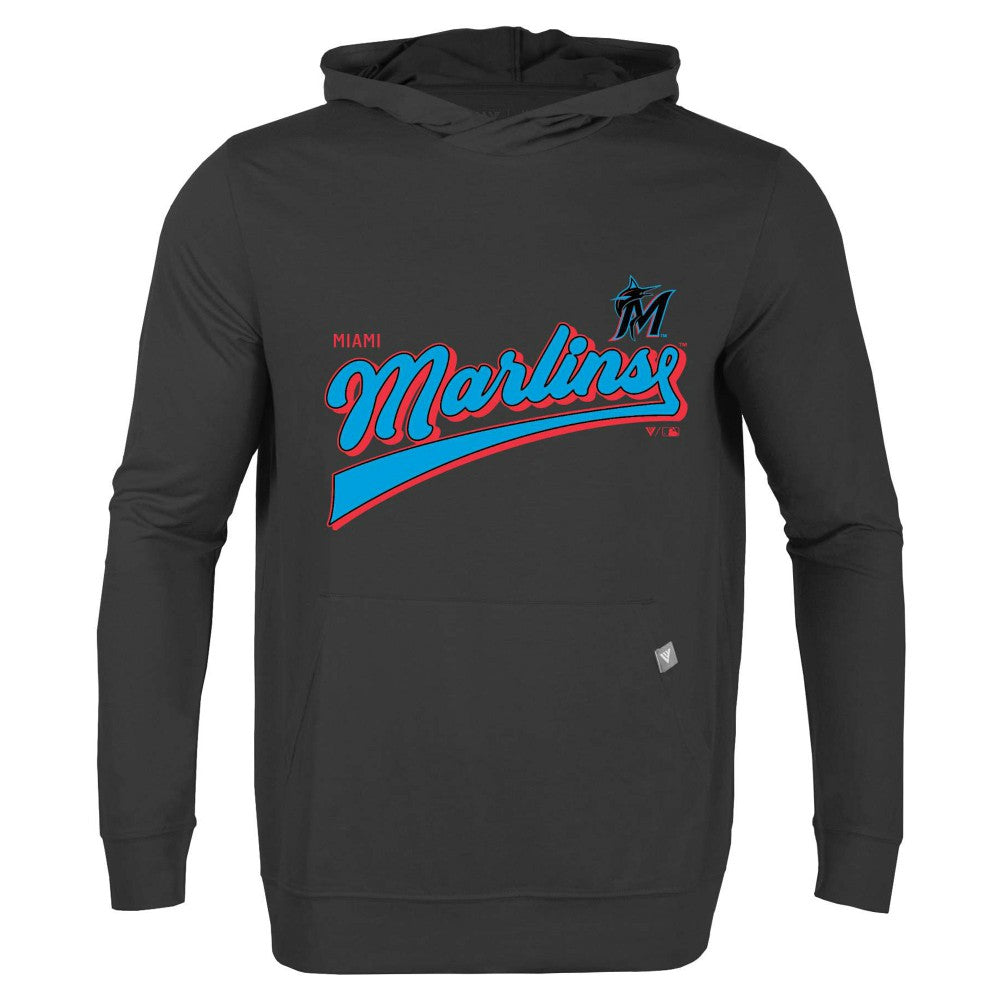 Miami Marlins Levelwear  Relay 2.0 Retro Pullover Hoodie - MLB