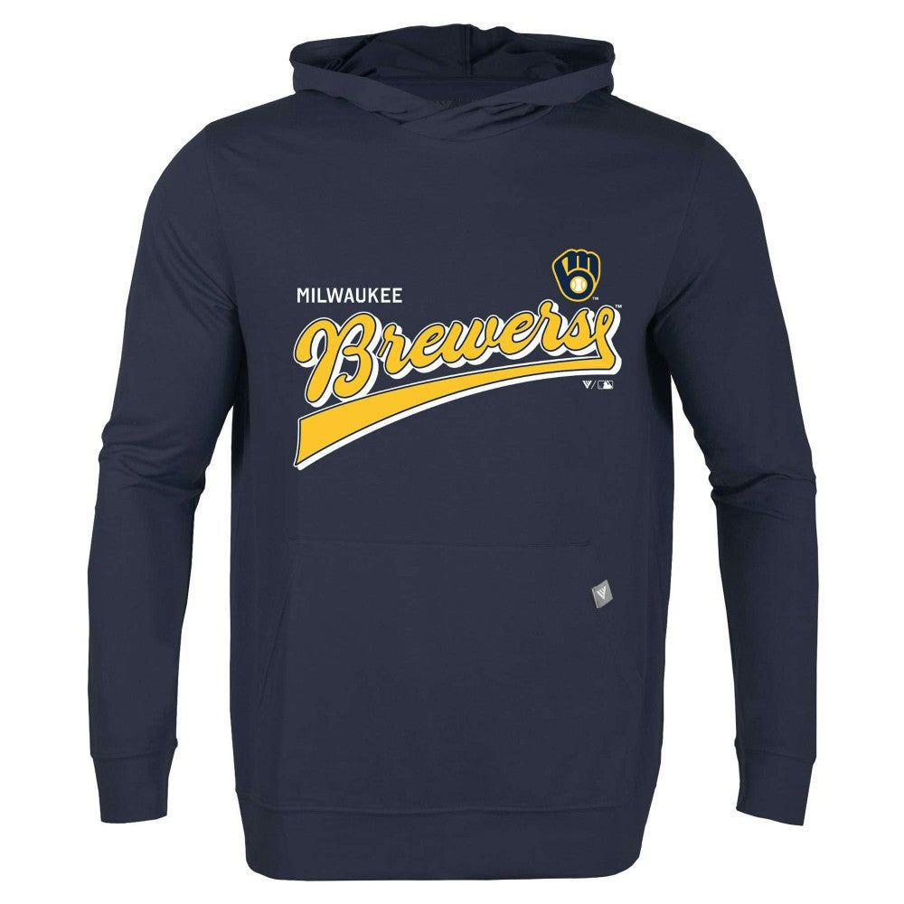 Milwaukee Brewers Levelwear  Relay 2.0 Retro Pullover Hoodie - MLB
