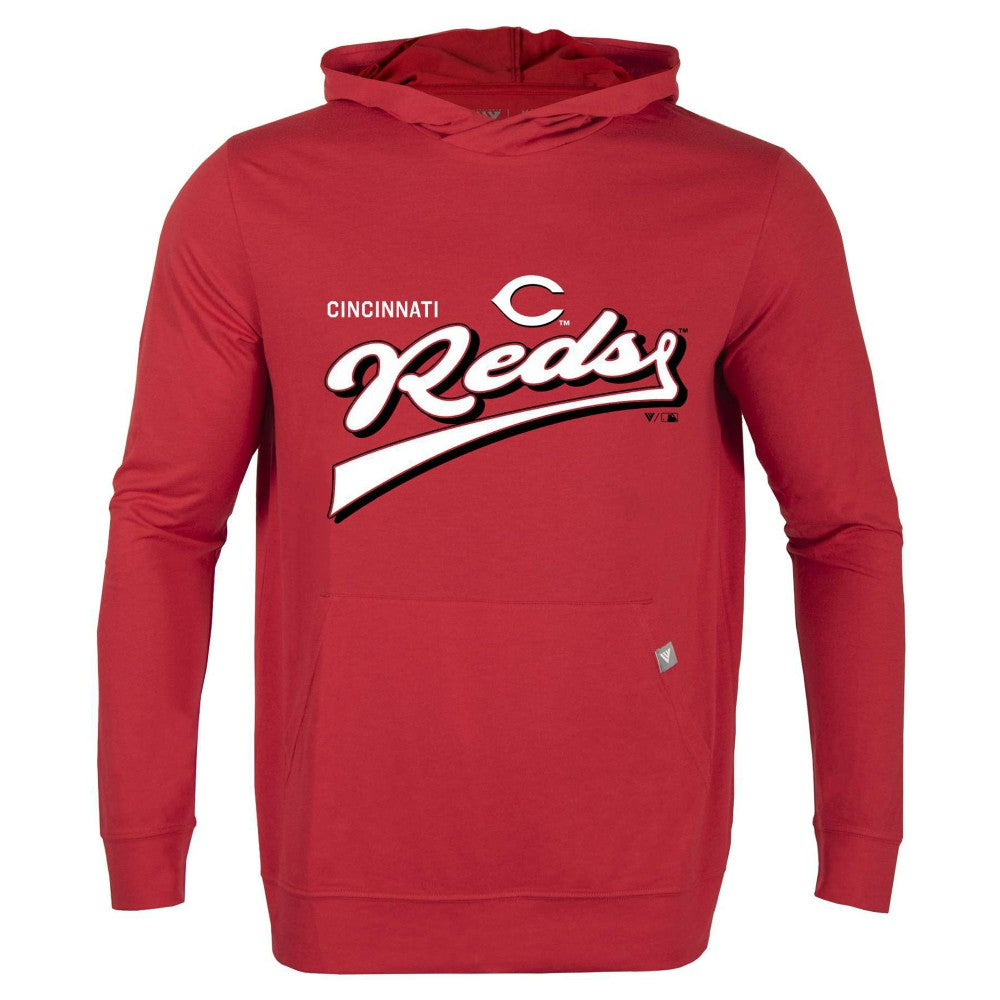 Cincinnati Reds Levelwear  Relay 2.0 Retro Pullover Hoodie - MLB