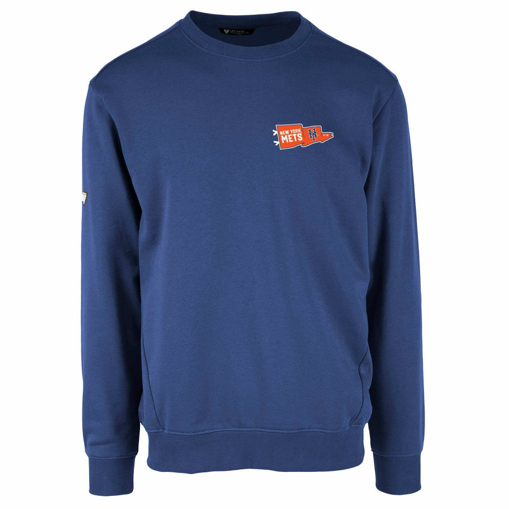 New York Mets Levelwear  Zane Rafters Pullover Sweatshirt - MLB