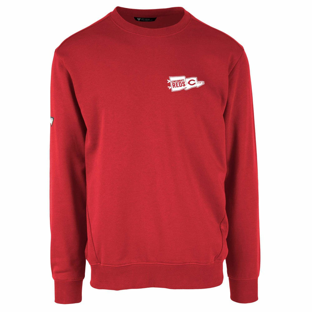 Cincinnati Reds Levelwear  Zane Rafters Pullover Sweatshirt - MLB