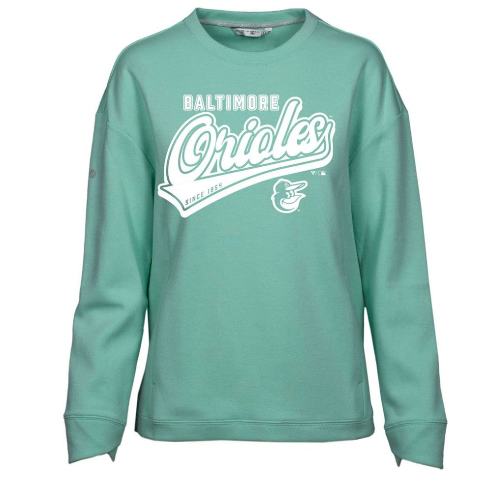 Baltimore Orioles Levelwear Women's  Fiona Sweep Pullover Sweatshirt - MLB