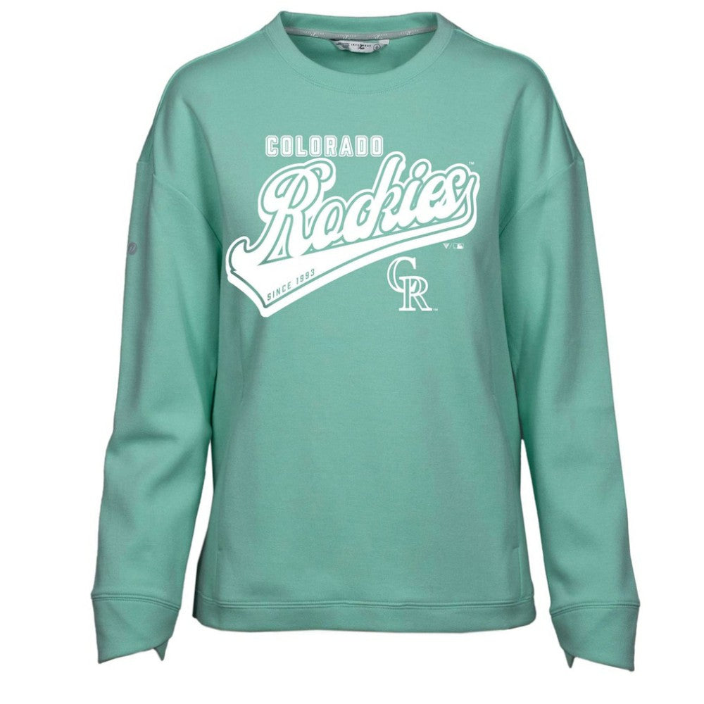 Colorado Rockies Levelwear Women's  Fiona Sweep Pullover Sweatshirt - MLB