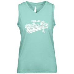 Chicago White Sox Levelwear Women's  Paisley Sweep V-Neck Tank Top - MLB