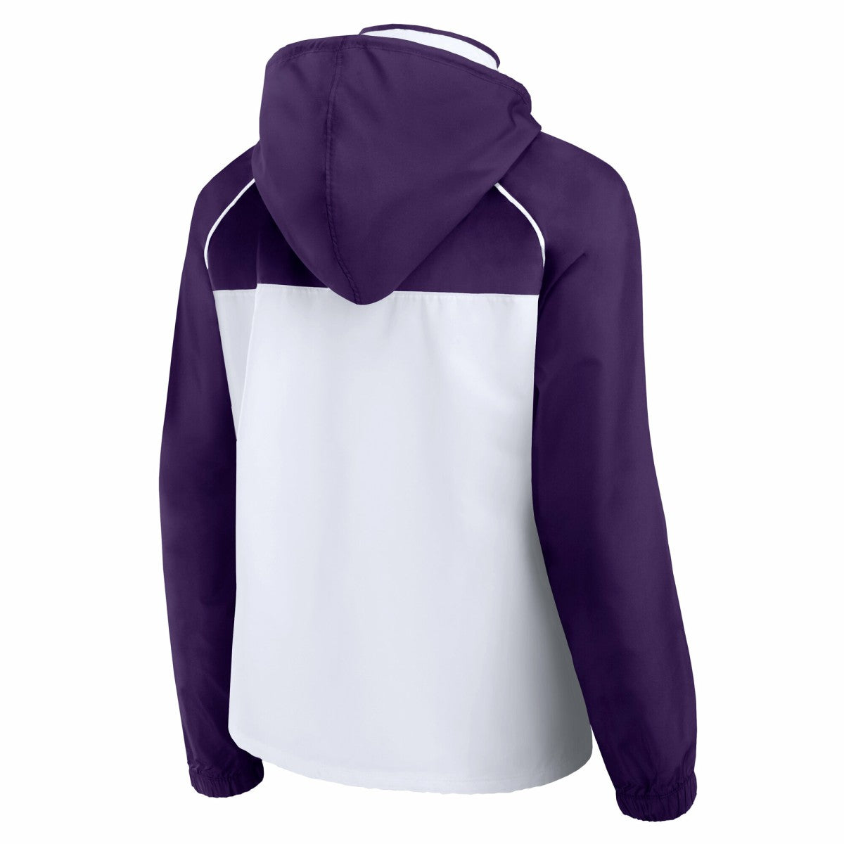 Phoenix Suns Women's Anorak Raglan Full-Zip Hoodie Jacket White/Purple - NBA