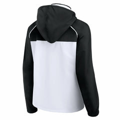 Sacramento Kings Women's Anorak Raglan Full-Zip Hoodie Jacket White/Black - NBA