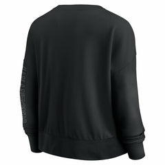 San Antonio Spurs Women's Oversized Game Day Pullover Sweatshirt Black - NBA