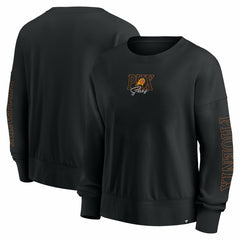 Phoenix Suns Women's Oversized Game Day Pullover Sweatshirt Black - NBA
