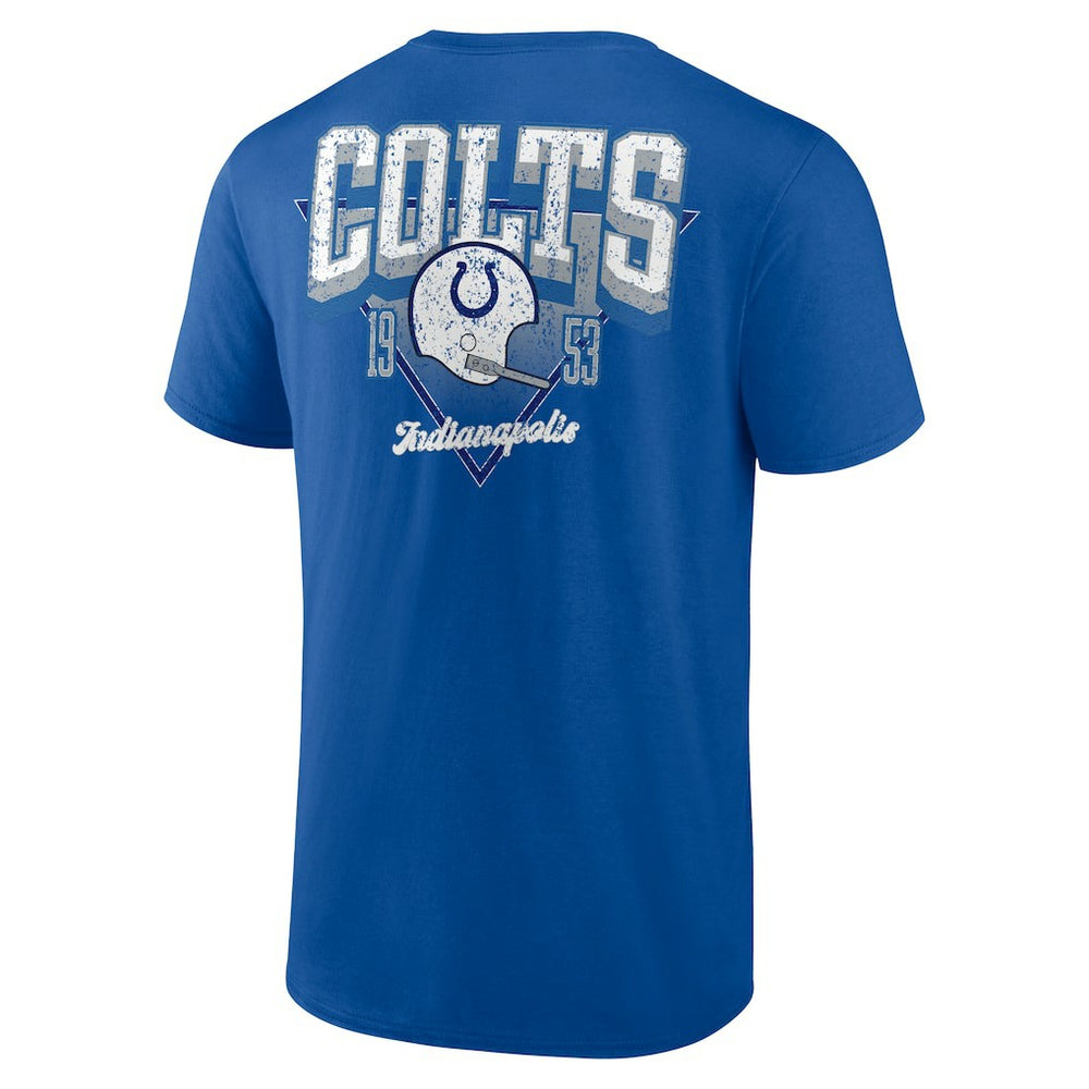 Indianapolis Colts Never Over T-Shirt Royal | Fanatics