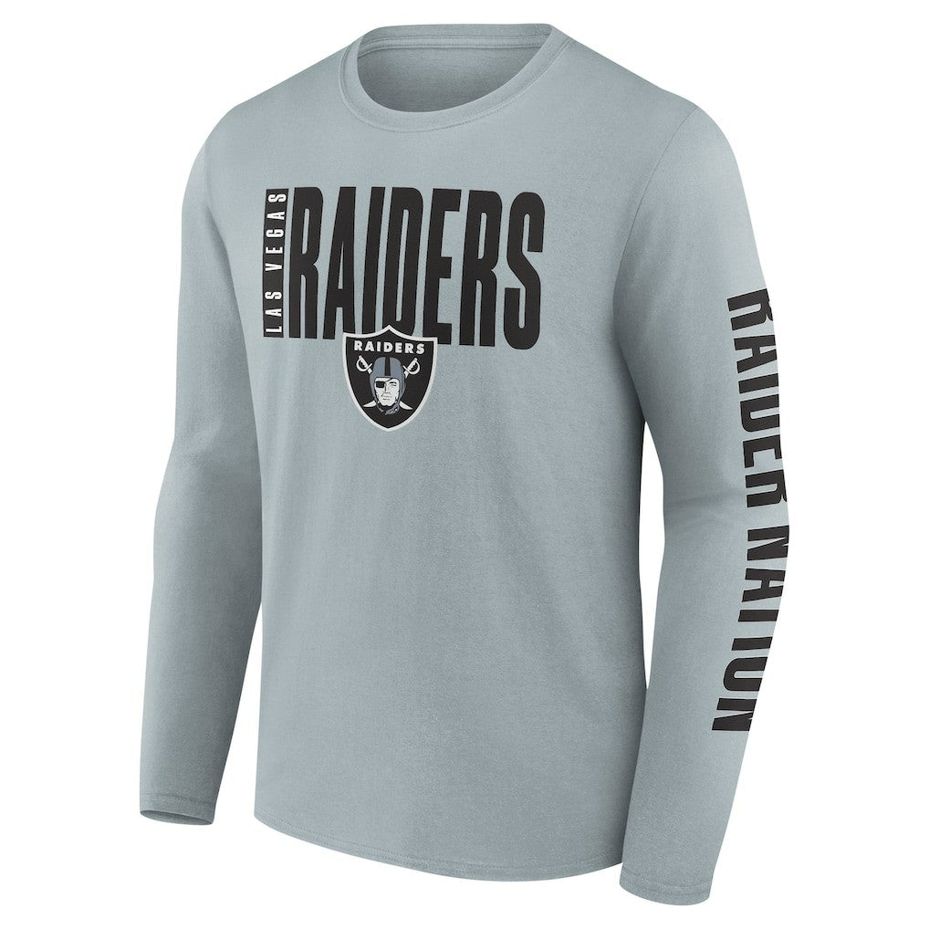 Las Vegas Raiders Vision Long Sleeve T-Shirt Gray | Fanatics