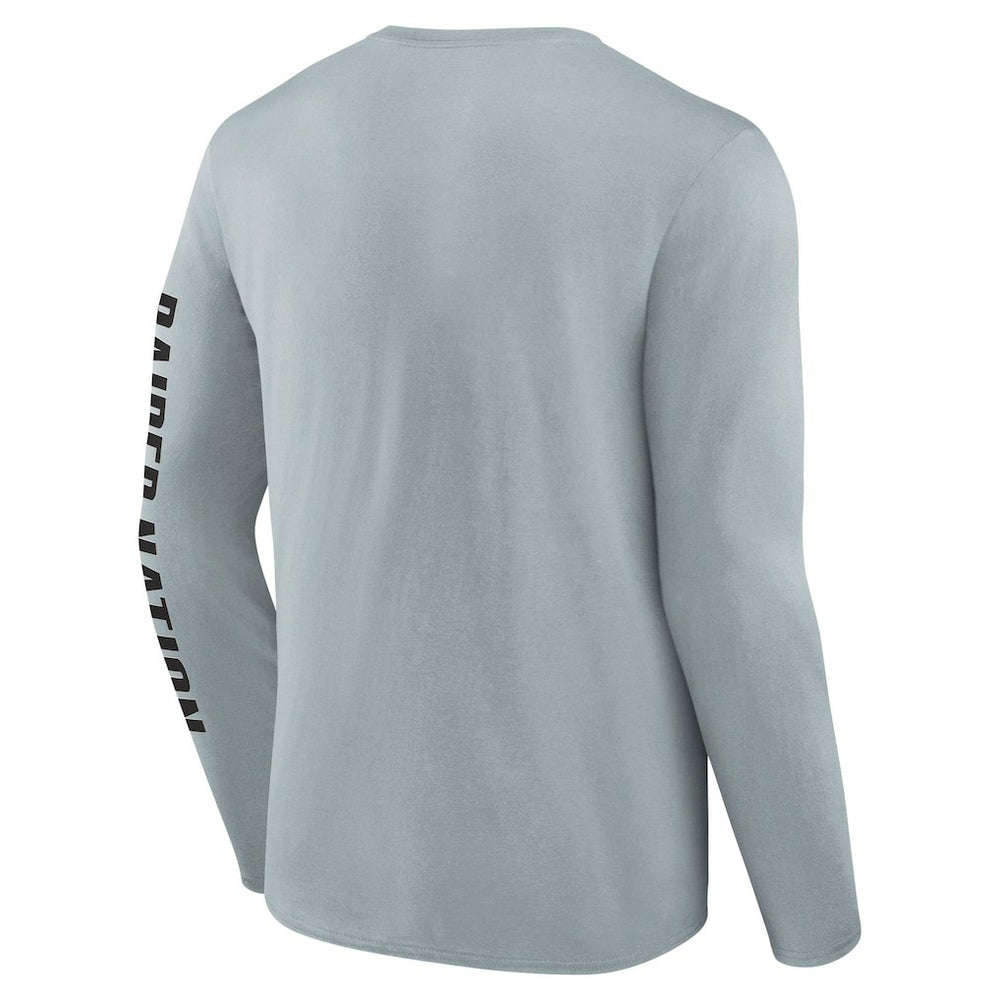 Las Vegas Raiders Vision Long Sleeve T-Shirt Gray | Fanatics