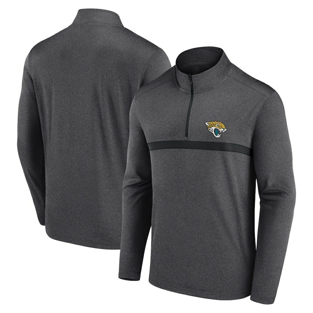 Jacksonville Jaguars Head-to-Head Quarter-Zip Pullover Charcoal | Fanatics