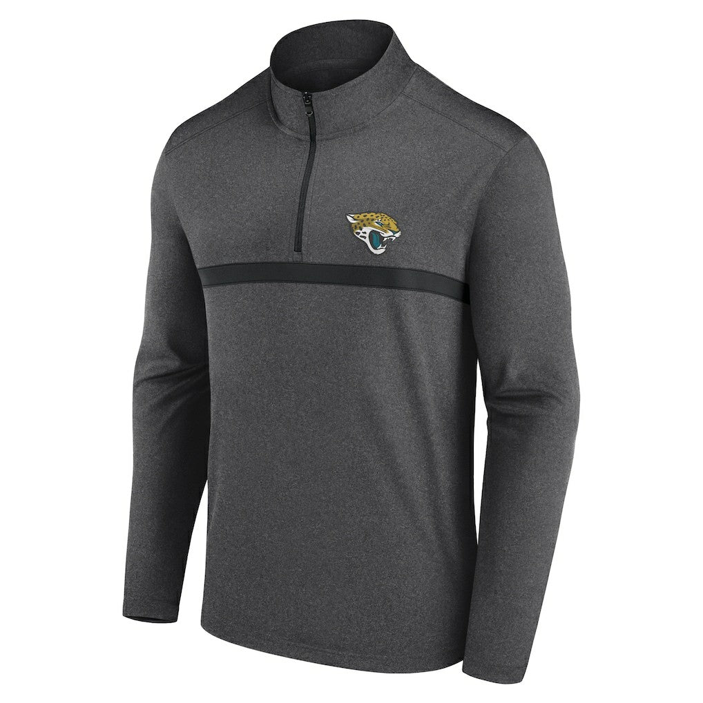 Jacksonville Jaguars Head-to-Head Quarter-Zip Pullover Charcoal | Fanatics