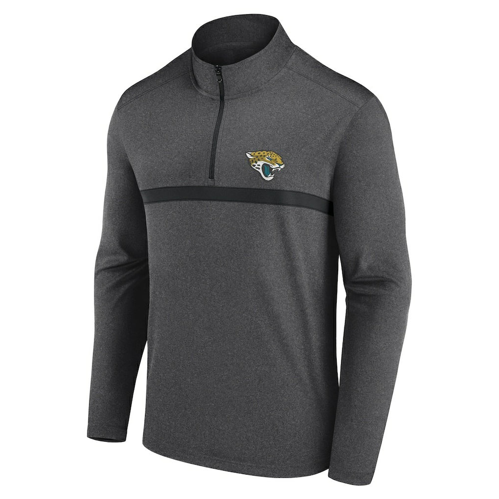 Jacksonville Jaguars Head-to-Head Quarter-Zip Pullover Charcoal | Fanatics