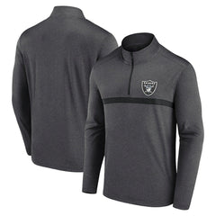 Las Vegas Raiders Head-to-Head Quarter-Zip Pullover Charcoal | Fanatics