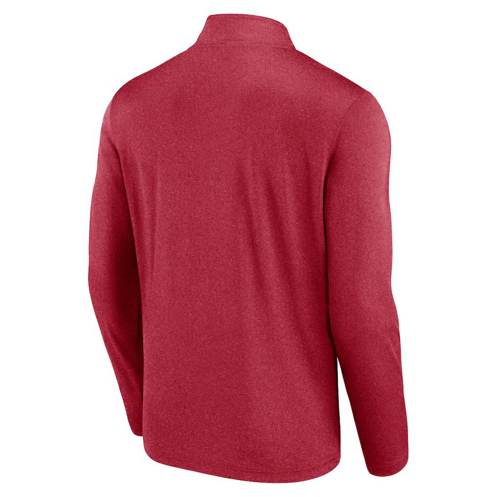 San Francisco 49ers Head-to-Head Quarter-Zip Pullover Scarlet | Fanatics