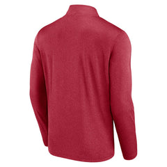 San Francisco 49ers Head-to-Head Quarter-Zip Pullover Scarlet | Fanatics